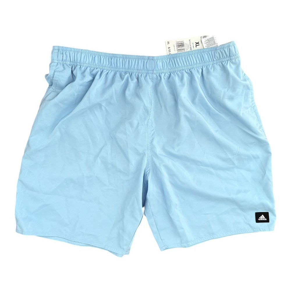 Adidas Men’s Light Blue Swim Trunks Swim Shorts Mesh Lined NWT XL